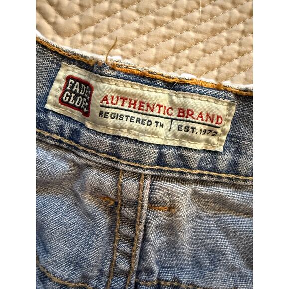 Faded Glory Y2K Vintage Blue Denim Mom Shorts Size 12 - Picture 2 of 6